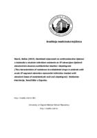prikaz prve stranice dokumenta Osobitosti otpornosti na antitrombocitne lijekove u bolesnika s akutnim infarktom miokarda sa ST-elevacijom liječenih standardnim dozama acetilsalicilne kiseline i klopidogrela 
