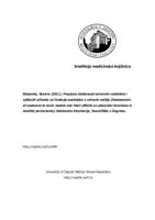 prikaz prve stranice dokumenta Procjena izloženosti otrovnim metalima i njihovih učinaka na funkcije posteljice u zdravih rodilja 