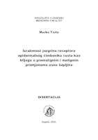 prikaz prve stranice dokumenta Izraženost jezgrina receptora epidermalnog čimbenika rasta kao biljega u premalignim i malignim promjenama usne šupljine