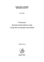 prikaz prve stranice dokumenta Povezanost ubrzanja prirasta tjelesne mase i druge faze retinopatije nedonoščadi