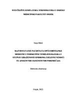 prikaz prve stranice dokumenta RAZVRSTAVANJE PACIJENATA OPĆE/OBITELJSKE MEDICINE U PODSKUPINE TEMELJEM RAZLIKA U STUPNJU IZRAŽENOSTI SINDROMA TJELESNE NEMOĆI TE AFEKTIVNIH I KOGNITIVNIH POREMEĆAJA