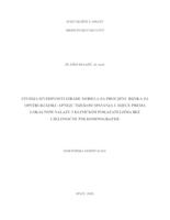 prikaz prve stranice dokumenta Studija izvedivosti izrade modela za procjenu rizika za opstrukcijsku apneju tijekom spavanja u djece prema lokalnom nalazu i kliničkim pokazateljima bez cjelonoćne polisomnografije