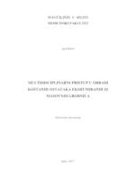 prikaz prve stranice dokumenta Multidisciplinarni pristup u obradi koštanih ostataka ekshumiranih iz masovnih grobnica