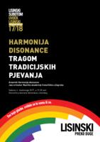 prikaz prve stranice dokumenta Harmonija disonance : tragom tradicijskih pjevanja (4. 11. 2017.) - program