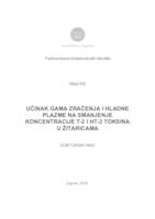 prikaz prve stranice dokumenta Učinak gama zračenja i hladne plazme na smanjenje koncentracije T-2 i HT-2 toksina u žitaricama