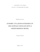 prikaz prve stranice dokumenta Dynamic collision avoidance of sea surface vehicles with a hidden Markov model