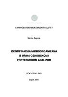 prikaz prve stranice dokumenta Identifikacija mikroorganizama iz urina genomskom i proteomskom analizom