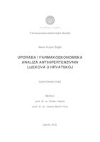 prikaz prve stranice dokumenta Uporaba i farmakoekonomska analiza antihipertenzivnih lijekova u Hrvatskoj