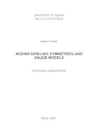 prikaz prve stranice dokumenta Higher-spin-like symmetries and gauge models