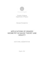 prikaz prve stranice dokumenta Applications of graded geometry in gauge theory and gravity
