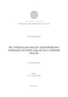 prikaz prve stranice dokumenta Multirezidualna analiza i biogeokemijsko ponašanje opioidnih analgetika u vodenom okolišu