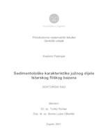 prikaz prve stranice dokumenta Sedimentološke karakteristike južnog dijela Istarskog fliškog bazena