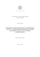 prikaz prve stranice dokumenta Geološka karakterizacija 3D seizmičkog zapisa u gornjomiocenskim naslagama sjevernog dijela Bjelovarske subdepresije