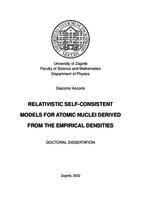 prikaz prve stranice dokumenta Relativistic self-consistent models for atomic nuclei derived from the empirical densities