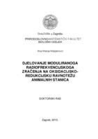 prikaz prve stranice dokumenta Djelovanje moduliranoga radiofrekvencijskoga zračenja na oksidacijsko-redukcijsku ravnotežu animalnih stanica