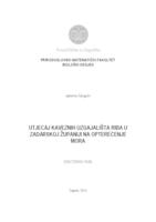 prikaz prve stranice dokumenta Utjecaj kaveznih uzgajališta riba u Zadarskoj županiji na opterećenje mora