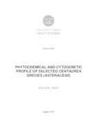 prikaz prve stranice dokumenta Fitokemijski i citogenetski profil odabranih biljaka roda Centaurea (Asteraceae)