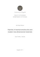 prikaz prve stranice dokumenta Hybrids of biomacromolecules and modern two-dimensional materials
