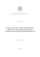 prikaz prve stranice dokumenta Primjena računalnih pristupa različitih stupnjeva složenosti u svrhu razumijevanja strukture, dinamike i aktivnosti ljudske dipeptidil-peptidaze III