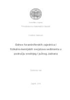 prikaz prve stranice dokumenta Odnos foraminiferskih zajednica i fizikalno-kemijskih svojstava sedimenata u području srednjeg i južnog Jadrana