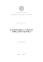 prikaz prve stranice dokumenta Genomika spužava i podrijetlo kompleksnosti životinja