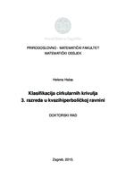 prikaz prve stranice dokumenta Klasifikacija cirkularnih krivulja 3. razreda u kvazihiperboličkoj ravnini