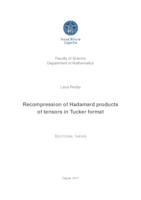 prikaz prve stranice dokumenta Recompression of Hadamard products of tensors in Tucker format
