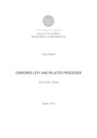 prikaz prve stranice dokumenta Censored Lévy and related processes
