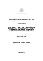 prikaz prve stranice dokumenta Svojstva i dinamika promjena organske tvari u Jadranu