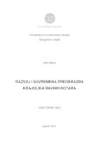 prikaz prve stranice dokumenta Razvoj i suvremena preobrazba krajolika Ravnih kotara