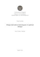 prikaz prve stranice dokumenta Shape derivative techniques in optimal design
