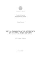 prikaz prve stranice dokumenta Metal dynamics in the sediments of the Krka River estuary