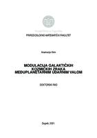 prikaz prve stranice dokumenta Modulacija galaktičkih kozmičkih zraka međuplanetarnim udarnim valom
