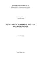 prikaz prve stranice dokumenta Uloga unosa selenija hranom u etiologiji endemske nefropatije