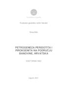prikaz prve stranice dokumenta Petrogeneza peridotita i piroksenita na području Banovine, Hrvatska