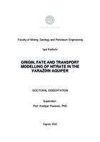 prikaz prve stranice dokumenta Origin, fate and transport modelling of nitrate in the Varaždin aquifer