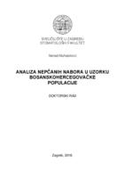 prikaz prve stranice dokumenta Analiza nepčanih nabora u uzorku bosanskohercegovačke populacije