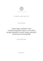 prikaz prve stranice dokumenta Usporedba različitih vrsta visokoenergetskih lasera u kirurškoj terapiji benignih oralnih lezija metodom infracrvene termografije 