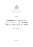 prikaz prve stranice dokumenta Redefiniranje značaja gubara (Lymantria dispar L.) kao šumskoga štetnika u Republici Hrvatskoj