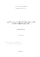 prikaz prve stranice dokumenta Aktivno smanjenje vibracija kod rotacijskih strojeva