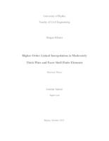 prikaz prve stranice dokumenta Higher-order linked interpolation in moderately thick plate and facet shell finite elements