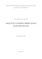 prikaz prve stranice dokumenta KAZALIŠTE U ZAGREBU IZMEĐU DVAJU SVJETSKIH RATOVA