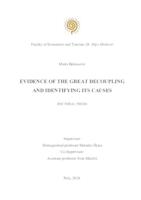 prikaz prve stranice dokumenta Evidence of the great decoupling and identifying its causes