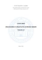 prikaz prve stranice dokumenta Erudizione e creatività di Bruno Maier